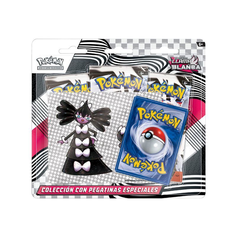 Pokémon TCG – White Flare/Llama Blanca Tech Sticker Collection (esp)