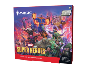 PREVENTA - MTG Scene Box: Marvel Super Heroes Villians Unleashed Inglés