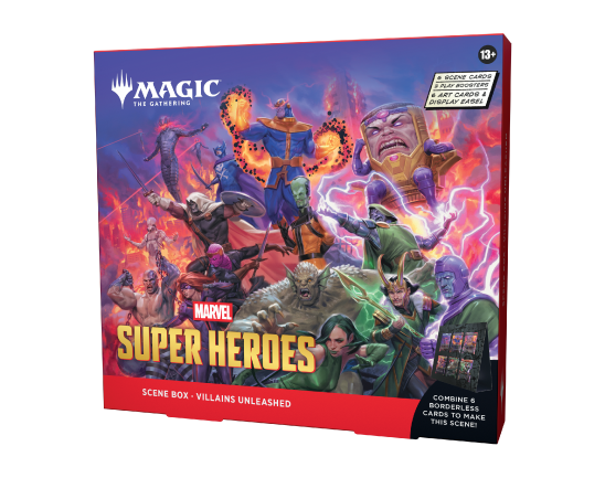 MTG Scene Box: Marvel Super Heroes Villians Unleashed Inglés